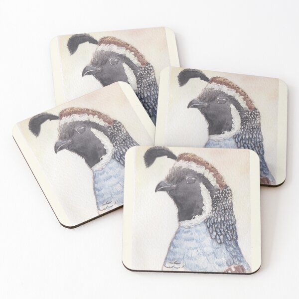 Item preview, California Quail Watercolour designed and sold by SquibbleDesign.