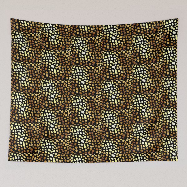 Aperçu de l'œuvre Imprimé Or, Imprimé or noir, Imprimé animal créée et vendue par Khalu.