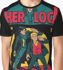 Sherlock Comic Graphic T-Shirt