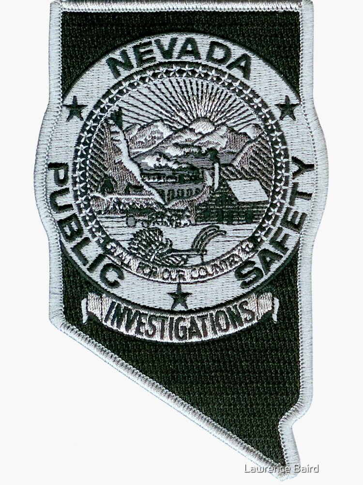 "Nevada State Investigator" Sticker for Sale by lawrencebaird Redbubble