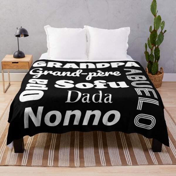Item preview, Grandpa in Different Languages - White designed and sold by ML-Design-Guy.