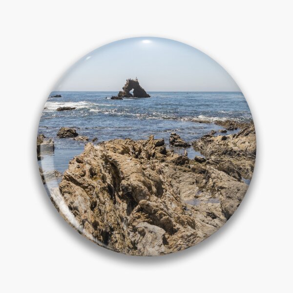 Item preview, Rough Coast at Little Corona Del Mar Beach in Orange County California designed and sold by Georgia Mizuleva.