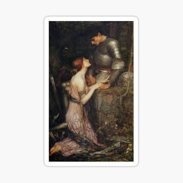 Lamia by John William Waterhouse Sticker