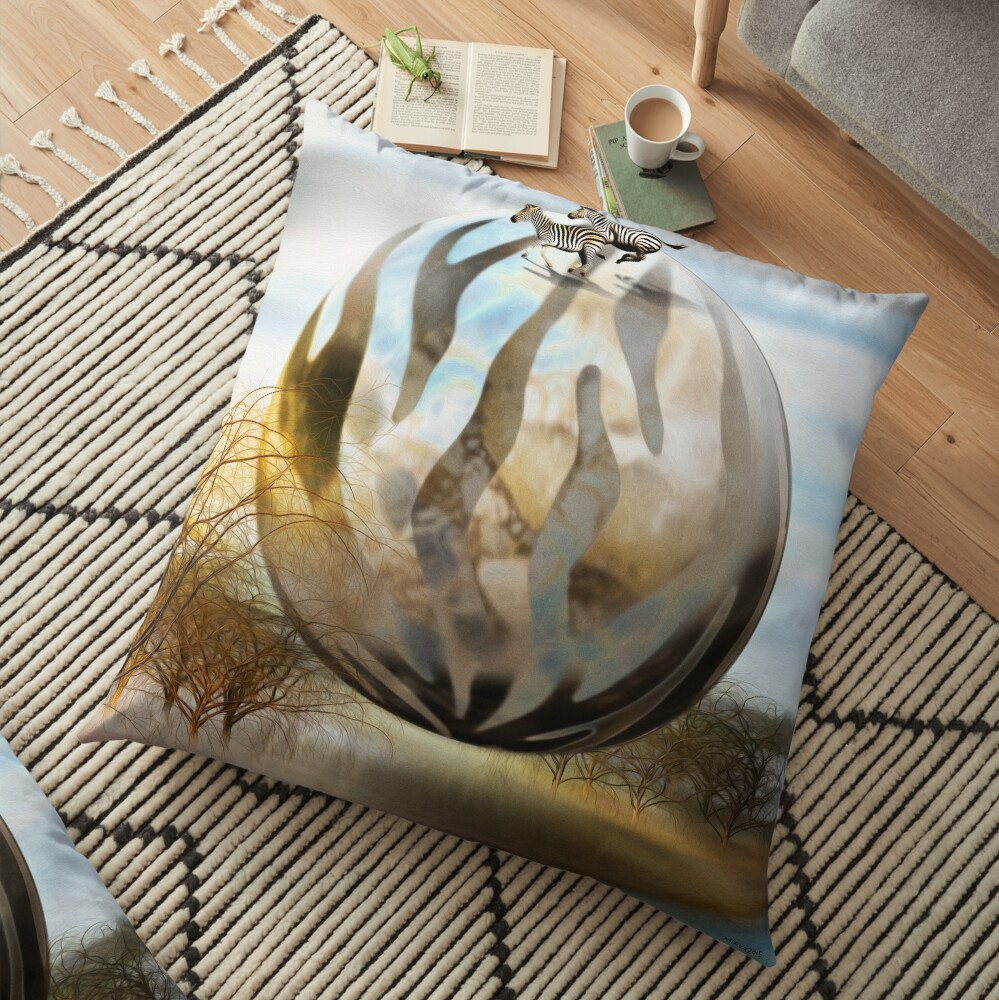 A Day Off Floor Pillow