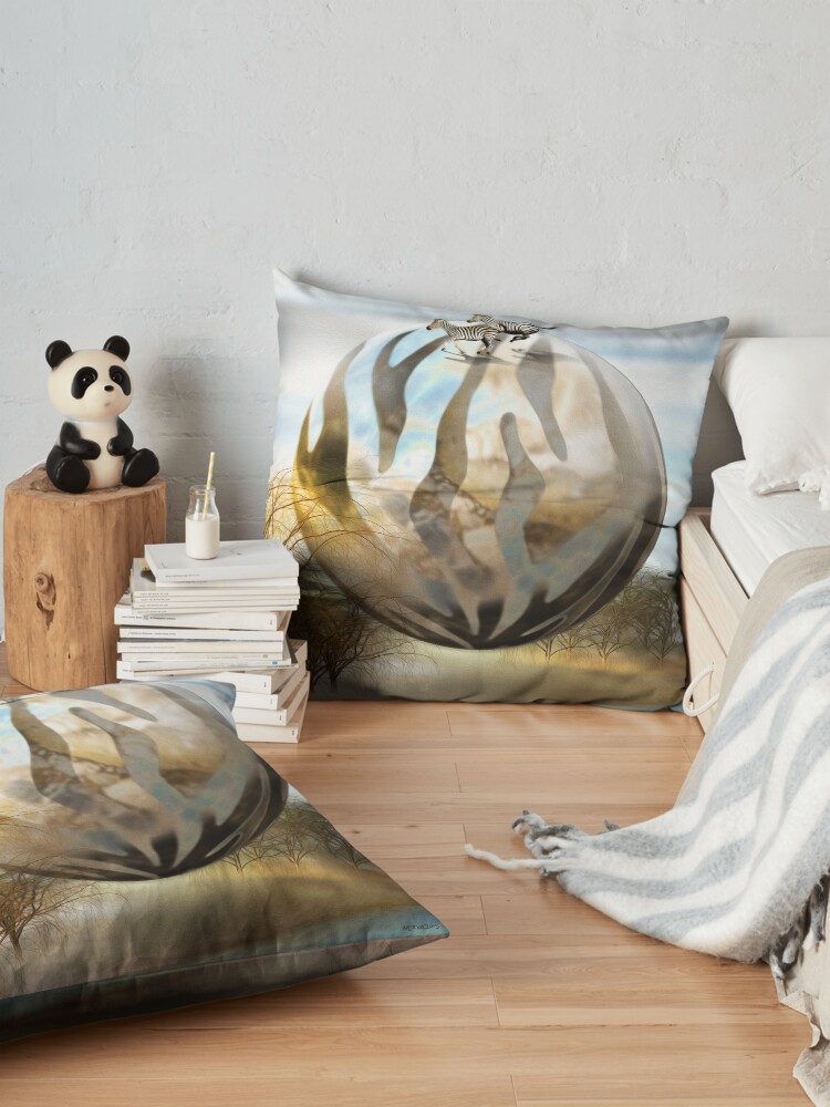 Alternate view of A Day Off Floor Pillow