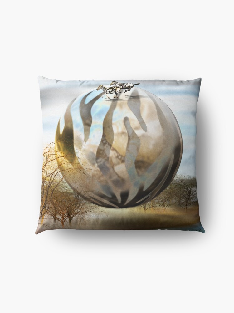 Alternate view of A Day Off Floor Pillow