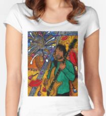 The Music Lover T-Shirt Women's Fitted Scoop T-Shirt