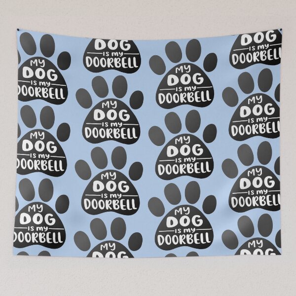 Item preview, Dog doorbell designed and sold by Rusembell.