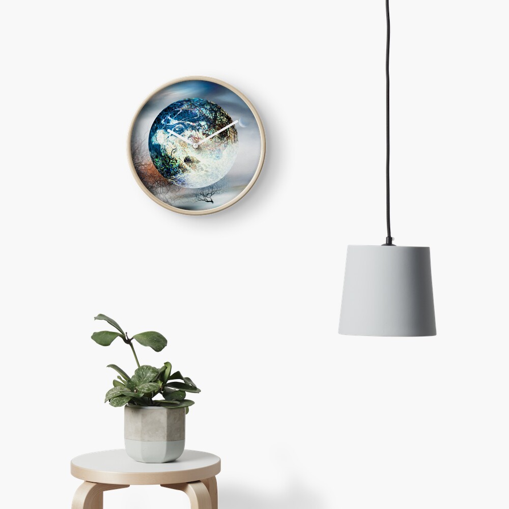 Big Blue Ball Clock