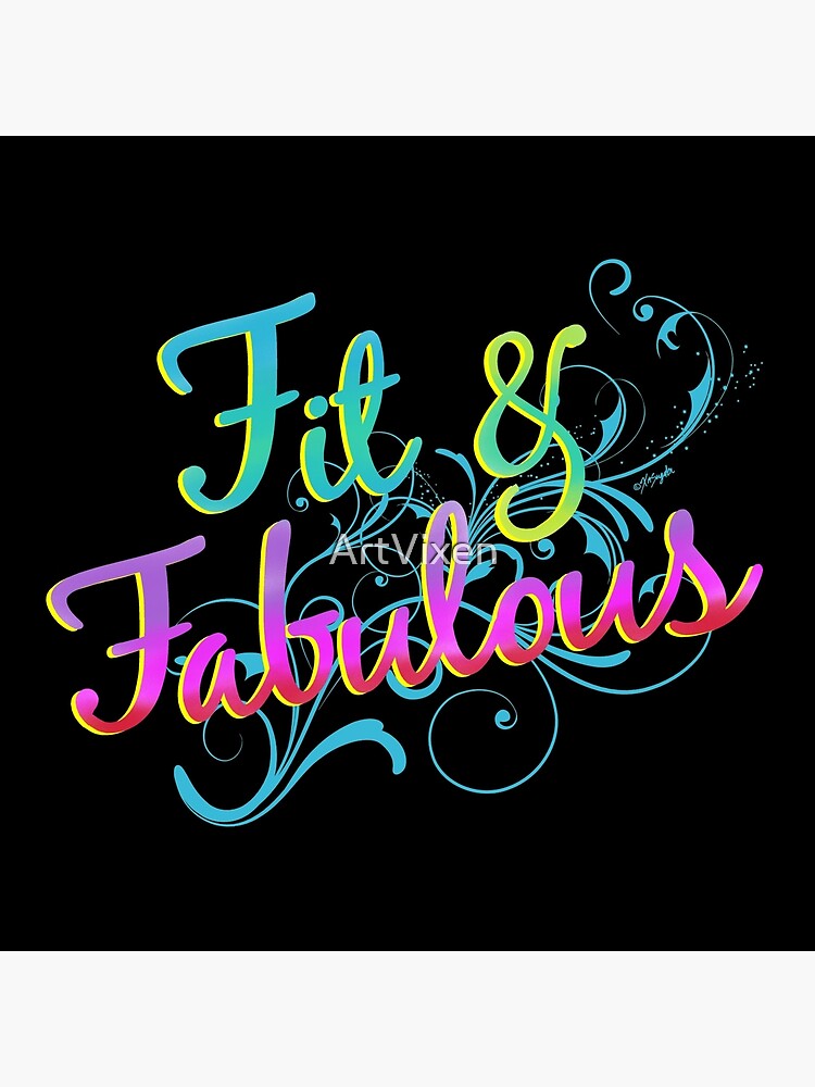 Fit and Fabulous | Art Board Print