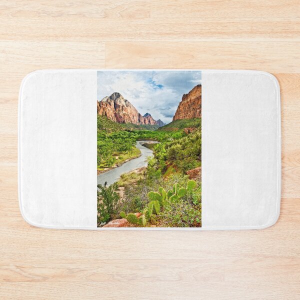 Item preview, Zion Canyon and the Meandering Virgin River at Dusk designed and sold by Jeff Goulden Photography.