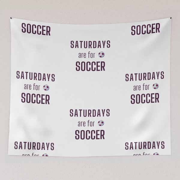Item preview, Saturdays Are For Soccer - Dark Burgundy designed and sold by ryanwfraser.