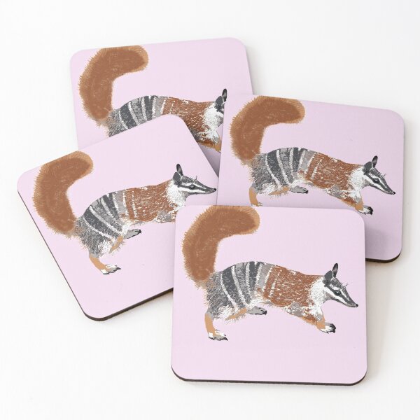 Item preview, Numbat on pink by Chrissy Wild designed and sold by ChrissyWild.