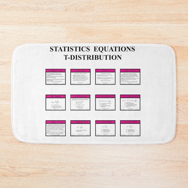 Item preview, T-Distribution One Population, The StatsiticsMatrix at Redbublle 2020 designed and sold by Mark Stansberry.