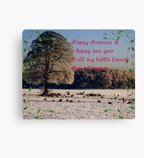 "HAPPY CHRISTMAS" from snapitnc! Canvas Print