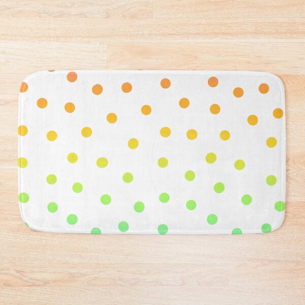 Item preview, Rainbow Gradient Dots on White designed and sold by passionatelyem.