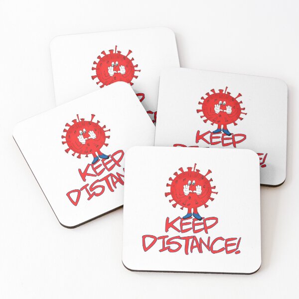 Item preview, Corey the Coronavirus Keep Distance designed and sold by portosabbia.