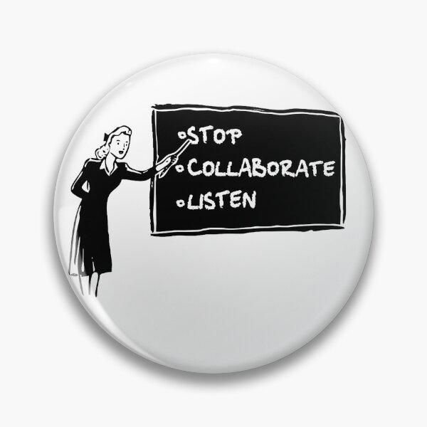 Artikelvorschau, Stop Collaborate Listen entworfen und verkauft von Flash-Jordan.