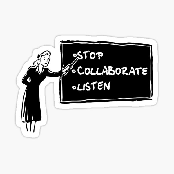 Item preview, Stop Collaborate Listen designed and sold by Flash-Jordan.