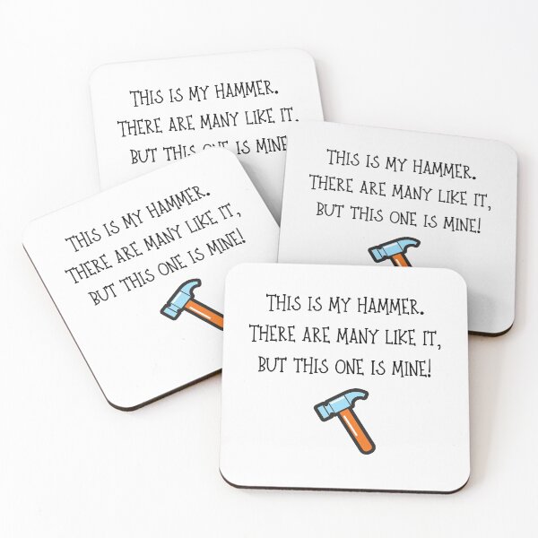 Item preview, This is My Hammer-Sarcastic Quote Design designed and sold by goodguy53.