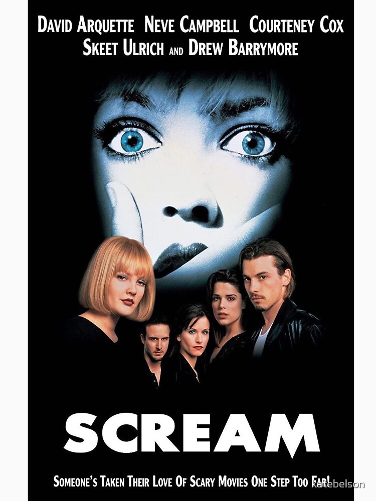 scream movie poster shirt