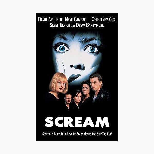 Scream Movie Poster Photographic Print