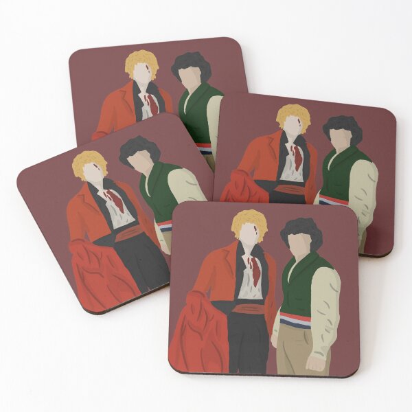 Item preview, Enjolras and Grantaire Dying Holding Hands designed and sold by byebyesally.