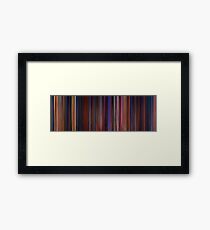 Moviebarcode: Beauty and the Beast (1991) Framed Print