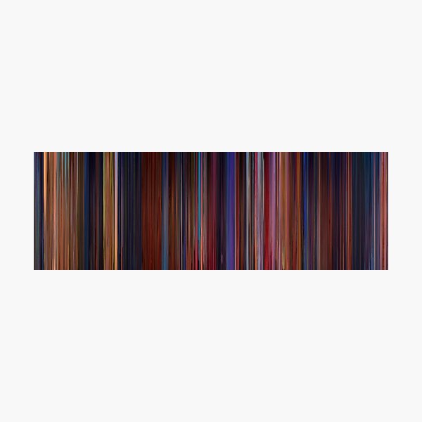Moviebarcode: Beauty and the Beast (1991) Photographic Print