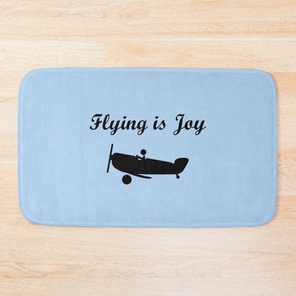 Item preview, Flying is Joy Airplane with Pilot Monotone designed and sold by TinyStarAmerica.