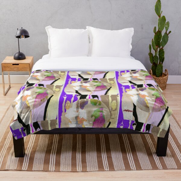 "Banshee Moon, Dance of Darkness" Throw Blanket for Sale by sethweaver