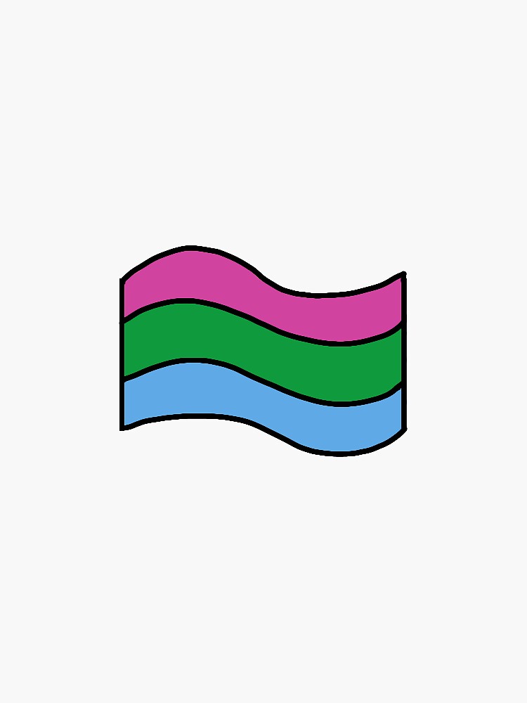 Polysexual Pride Flag Sticker For Sale By Sarahwelker Redbubble