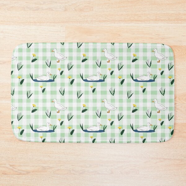 Item preview, Spring Green Duck Gingham designed and sold by LahaskaArt.