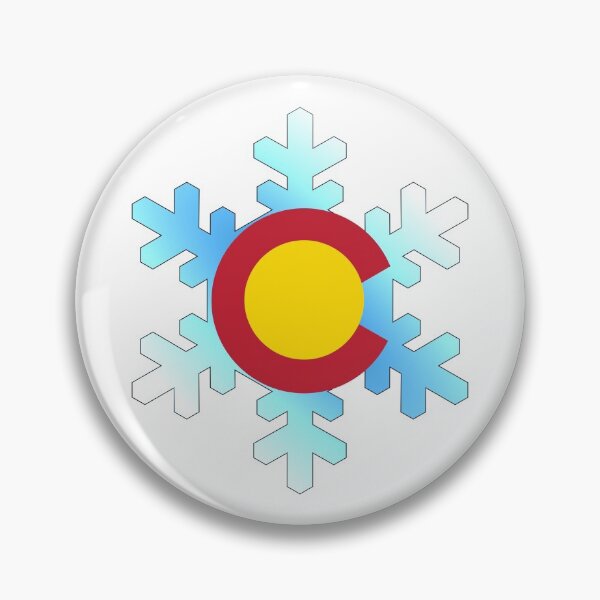 Item preview, Hand Drawn Colorado Flag Snowflake designed and sold by itsrturn.