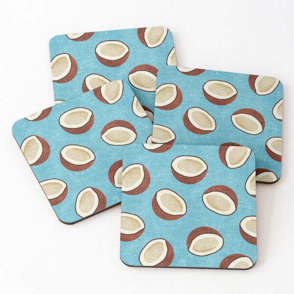 Item preview, Coconuts - Blue designed and sold by littlearrow.