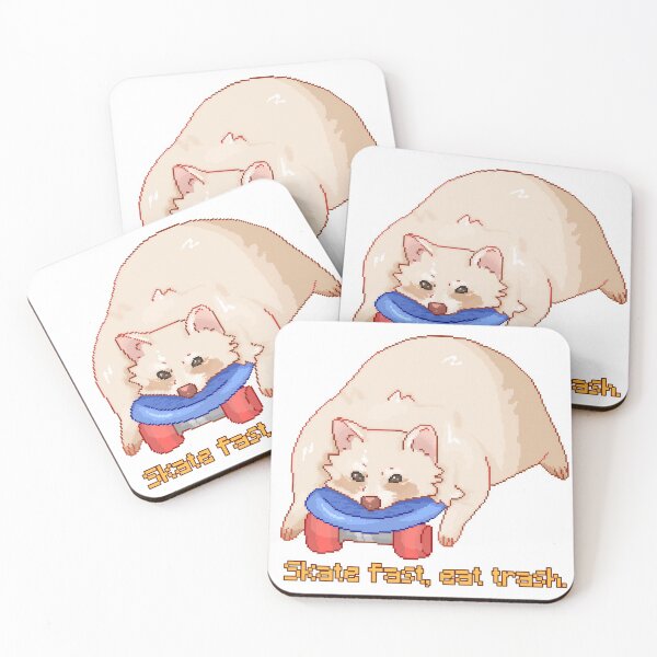 Item preview, Skate fast, eat trash designed and sold by ddthewizard.