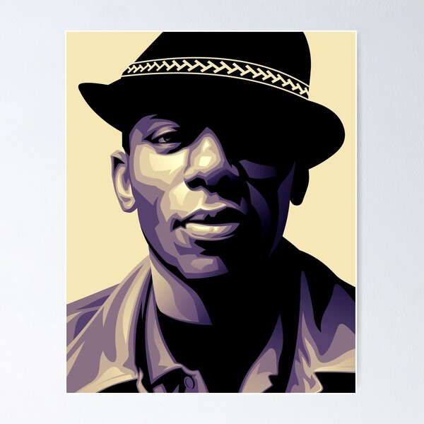 Rapper Yasiin Bey aka Mos Def Poster by sarrah-al