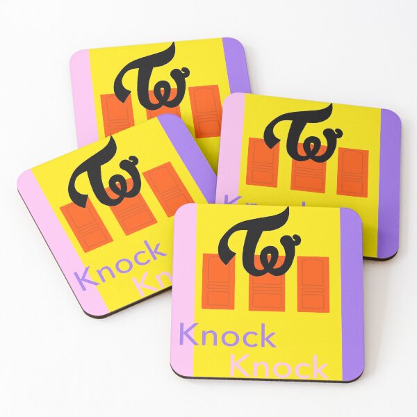 Item preview, Twice Knock Knock poster sticker art designed and sold by elatham18.