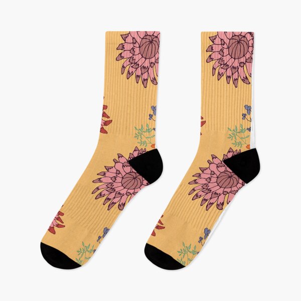 Item preview, Mustard Floral Pattern designed and sold by Sandra Vincent.