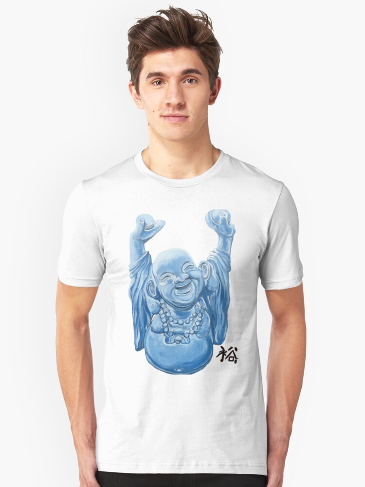 Alternate view of Abundance Buddha Slim Fit T-Shirt