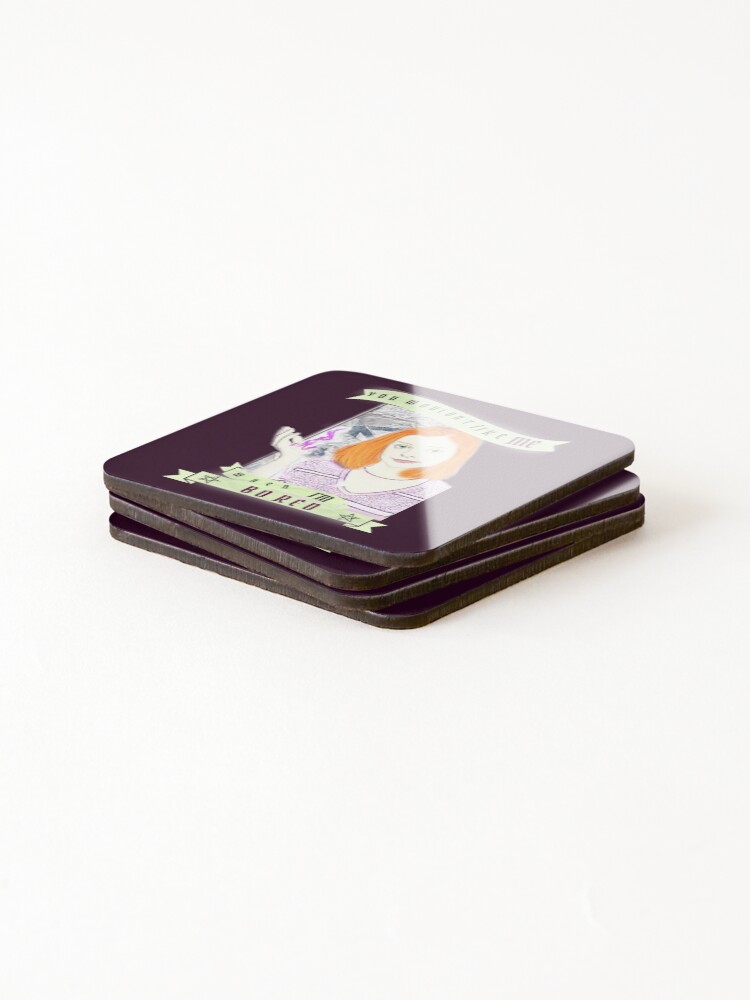 Thumbnail 4 of 5, Coasters (Set of 4), Willow Power designed and sold by RabbitWithFangs.