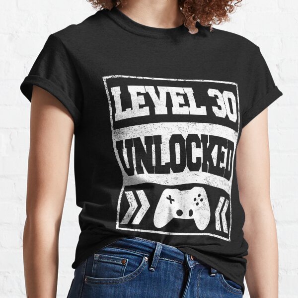 Item preview, Level 30 Unlocked - 30th Birthday Gaming Gift designed and sold by Luna-May.
