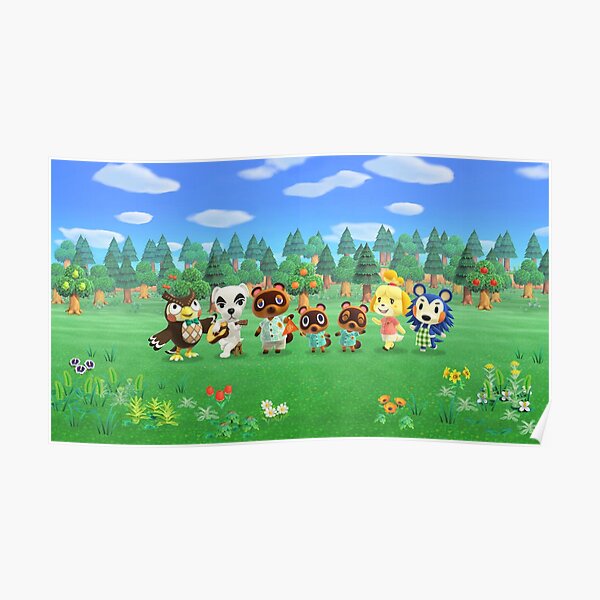 Original Animal Crossing Mug Poster