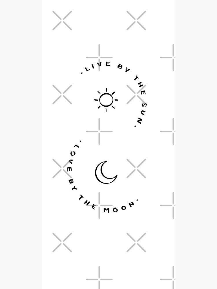 Live by the sun love by the moon Photographic Print for Sale by g1cash