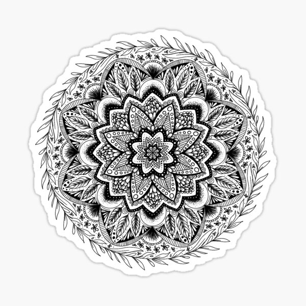 Floral Mandala Sticker
