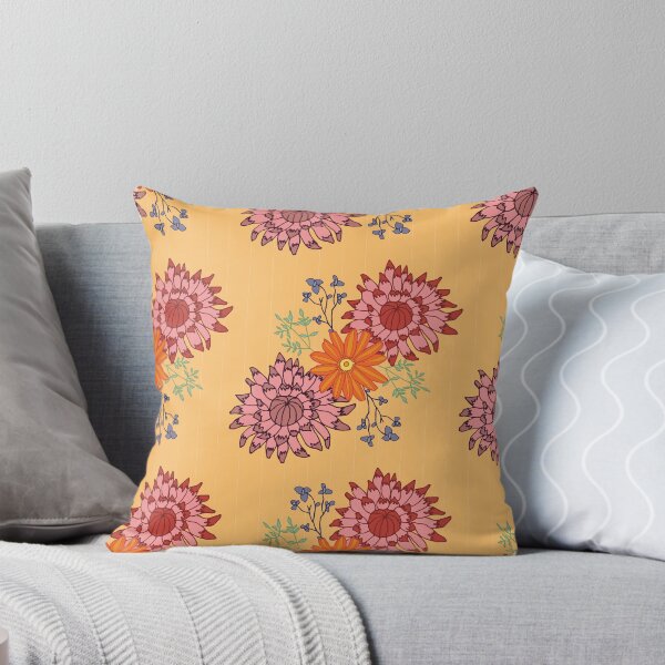 Item preview, Mustard Floral Pattern designed and sold by Sandra Vincent.