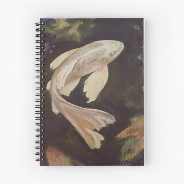 Item preview, Golden Butterfly Koi Painting designed and sold by Emily Bickell.