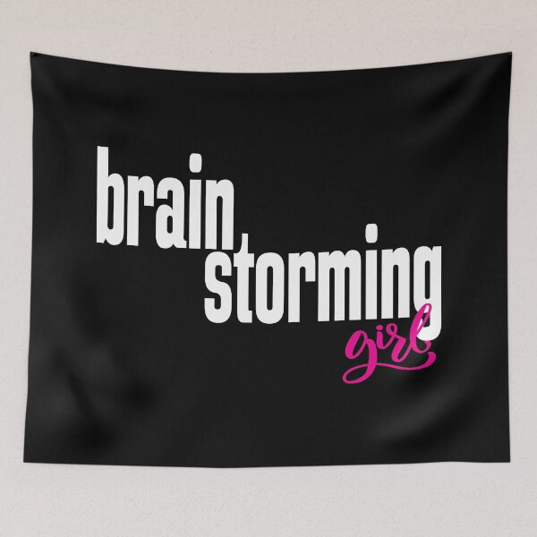 Item preview, Brain Storming Girl Think Outside The Box Startup Entrepreneurial Self Employed Teamwork designed and sold by ProjectX23.