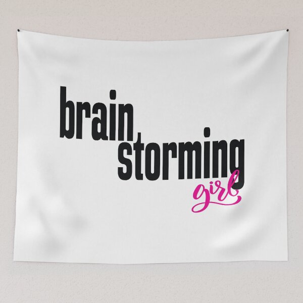 Item preview, Brain Storming Girl Think Outside The Box Startup Entrepreneurial Self Employed Teamwork designed and sold by ProjectX23.