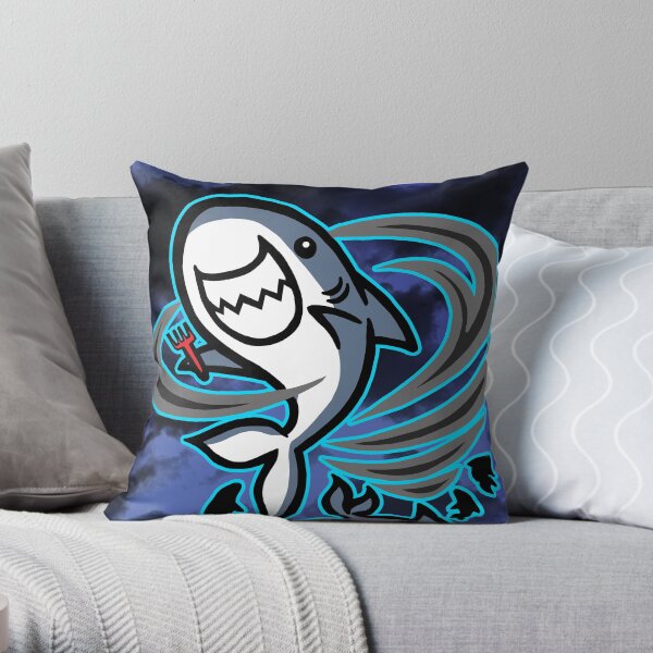 Shark Tornado! Throw Pillow
